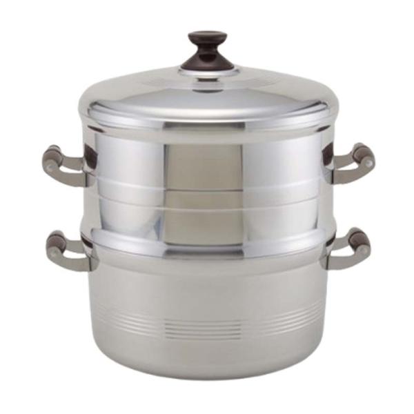 せいろ DX長生セイロ セット 一重 28cm 竹スノコ付 ガス火用 北陸アルミニウム 蒸し器 キッ...