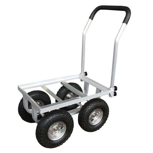 台車 アルミカート コンテナ1個用 10インチタイヤ付 TC4510ALII-10 マツモト 運搬機...