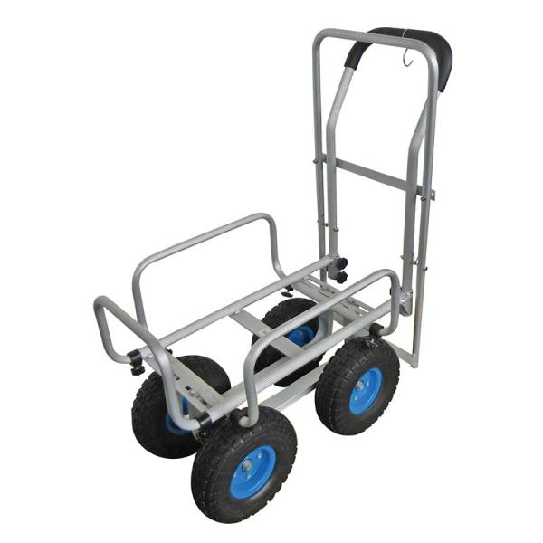 台車 ブレーキ付 伸縮アルミカート 10インチタイヤ付 TC1408AL-10NB マツモト 運搬機...