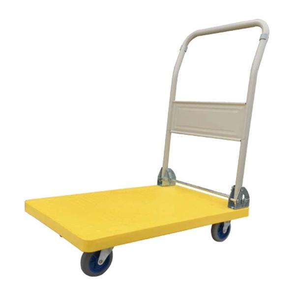 台車 PC折りたたみ台車 PH-1001P イエロー 2台 マツモト 運搬機器 運搬 折り畳み プラ...