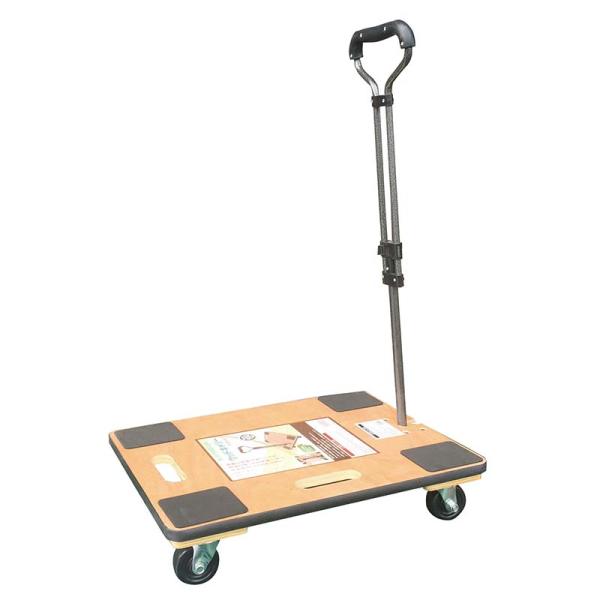 台車 ウッドキャリー M 取手付 木製平台車 TC-6045HT 4台 マツモト 運搬機器 運搬 平...