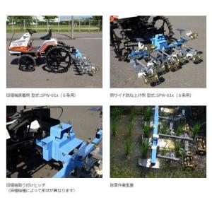 乗用田植機アタッチメント あめんぼ号 6条 ヒ...の詳細画像3