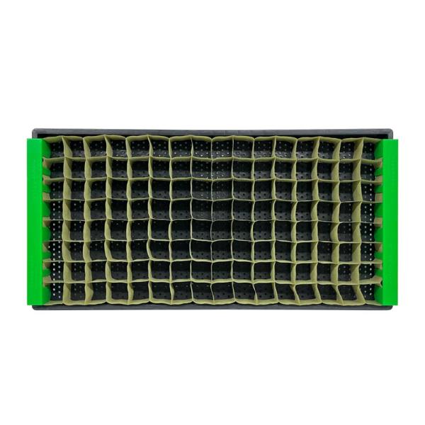 ペーパーポット SM3162 200冊 (個) 162穴 四角 生分解性 紙筒 播種 種まき 育苗 ...