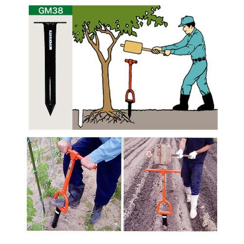 サンエー GM38 モーラー (打込み式) 代引不可