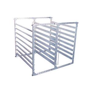 アルミス アルミ水平式育苗棚96枚 SH-96N 苗コンテナ 軽トラ用