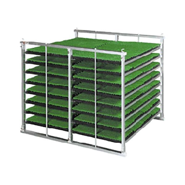 国産 アルミ 苗コンテナ 軽トラ用 水平型 80枚積 KS-80AL 軽トラック 水稲 苗箱 育苗箱...