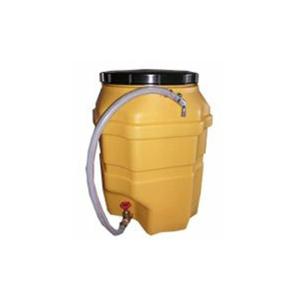 NEW水タンク コック付 200L 黄 雨水タンク 安全興業 個人宅配送不可 代