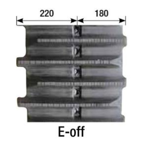 ひー　(パイン) コンバイン クローラー 幅420mm ピッチ90 リンク数44 丸中ゴム工業
