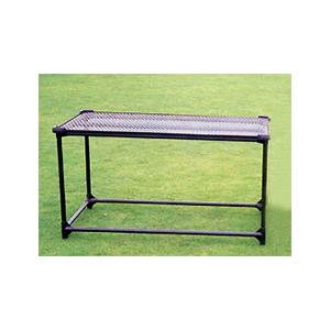 受注生産品 栽培棚 小 軽量 パイプテーブル (天面:金網 メッシュ