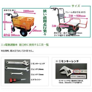 運搬車 電動 四輪 コンテナ ハウスカー エコ...の詳細画像2