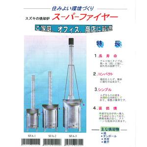焼却炉 SFA-3型 200L 家庭用・オフィ...の詳細画像3