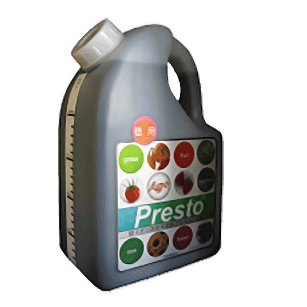 Presto プレスト 2.3L 液体葉面散布肥料 リン カリ 液体肥料 銀イオン タS 代引不可