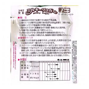 種 トウモロコシ ミルキーシュガー80 小袋 ...の詳細画像2