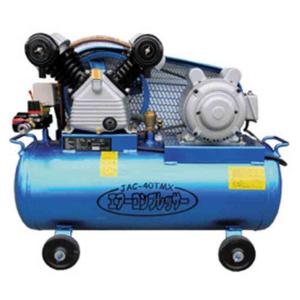 エアコンプレッサー ベルト式2シリンダー SP-40TMX 39.5L 2気筒