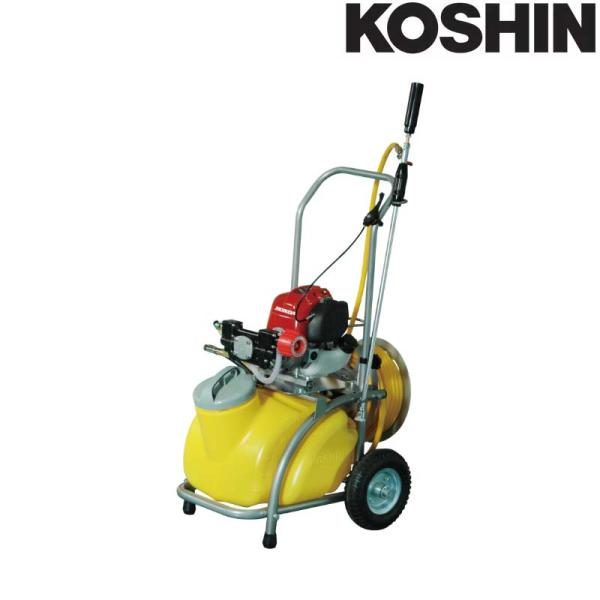 エンジン式小型動噴 MS-ERH25TH85 ホース8.5mm径 20m 25Lタンクキャリー付 4...