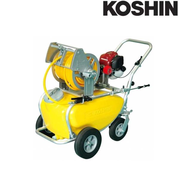 エンジン式小型動噴 MS-ERH50TH85 ホース8.5mm径 50m 50Lタンクキャリー付 4...