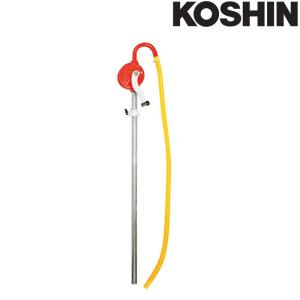 手動ドラムポンプ LP-32 吐出ホース32mm径×1275mm 1回転/1L 重量6.0kg