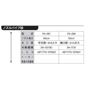 動噴パーツ 噴霧器用 ノズルパイプクミ (60...の詳細画像2