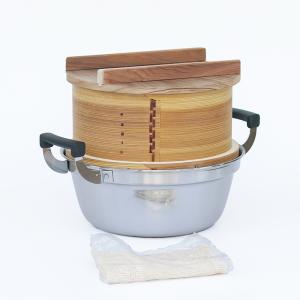 アカオ アルミ 角型蒸器33cm 一重（蒸し器・蒸し鍋） : モノタス