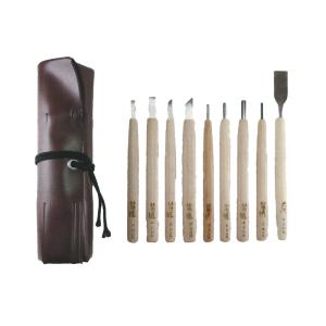 お取り寄せ品＞ 研綱 彫刻刀 10本組 【 年賀状 凸版 版画 】 : 画材