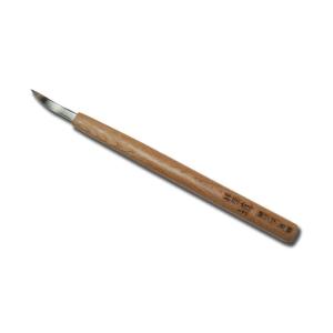 メール便 彫刻刀 ハイス変形刀 柳ゾリ 6mm サクラ柄 ハイス鋼 刃物 職人 家具 木工 木彫 道具 道刃物工業 三冨 D