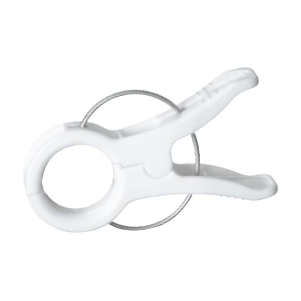 誘引クリップ クキロック 1000個 CP-609-A-1-White タキゲン 内径 直径 25m...