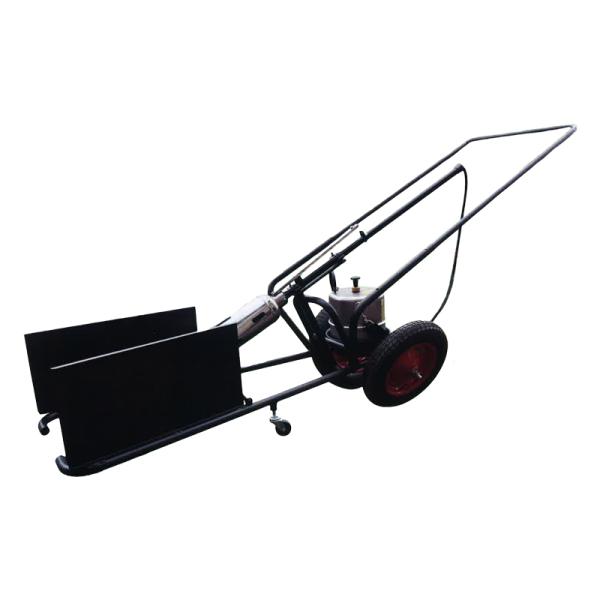 草焼きバーナー キワ焼き倶楽部 ファイヤーガード付 標準タイプ 近江屋ロープ 移動車付 火炎放射装置...