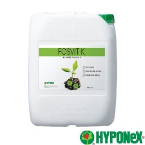フォスビットK 20L FOSVIT K 亜リン酸液肥 ハイポネックス HYPONEX 促進 野菜 果実 発達 成熟 生産 業務用 芝生専用 水でうすめる液体 タS Z｜plusysbtob
