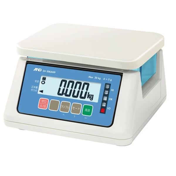 A&amp;D 防塵防水はかり SH-30KAWP ひょう量 30kg 計測 計測器 計量 測量 測定 電子...