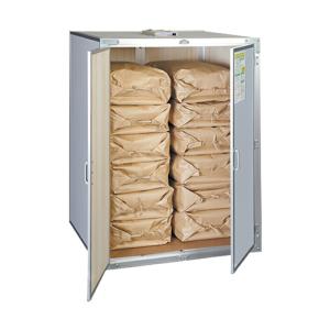 米保管庫　6俵（30㌔×12袋）入用 総桐米保管庫 6俵用 30kg入袋で12袋 KN-06 風穴通気孔付 組立式 川辺