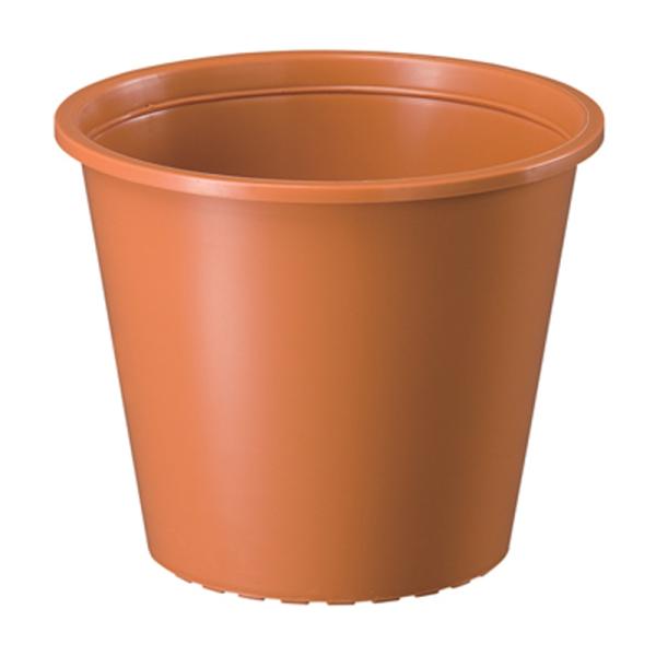 100個 プラ鉢 6号 ブラウン ポット 鉢 種まき 挿し木 多用 ヤマト タS 個人宅配送不可 代...