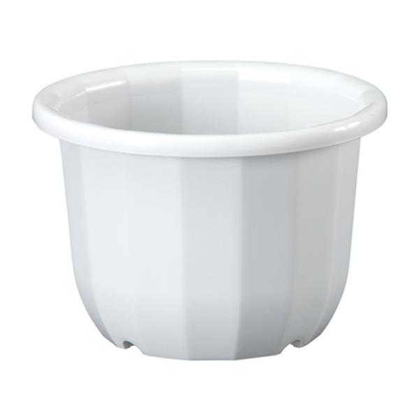 80個 中輪鉢 4号 ホワイト ポット 鉢 植え替え ベーシックポット ヤマト タS 個人宅配送不可...