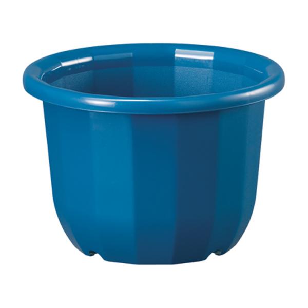 80個 中輪鉢 4号 ブルー ポット 鉢 植え替え ベーシックポット ヤマト タS 個人宅配送不可 ...
