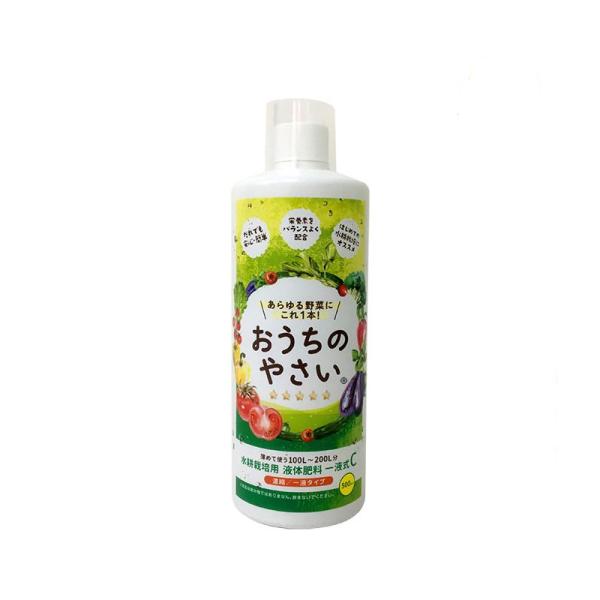 32本入 水耕栽培用 液体肥料 おうちのやさい C 一液式 500ml×32本 一液タイプ 水耕栽培...