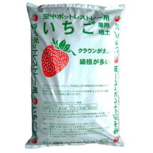 いちご専用培土 種まき育苗培土 イチゴ用 40L 無肥料 阪中緑化資材 タS 代引不可