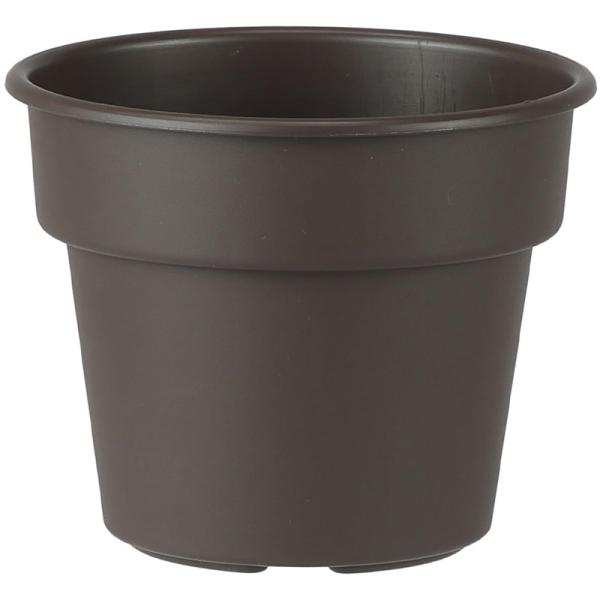 80個 シンプルポット 7号 ダークブラウン 200×160mm 土容量2.3L シンプル 植木鉢 ...