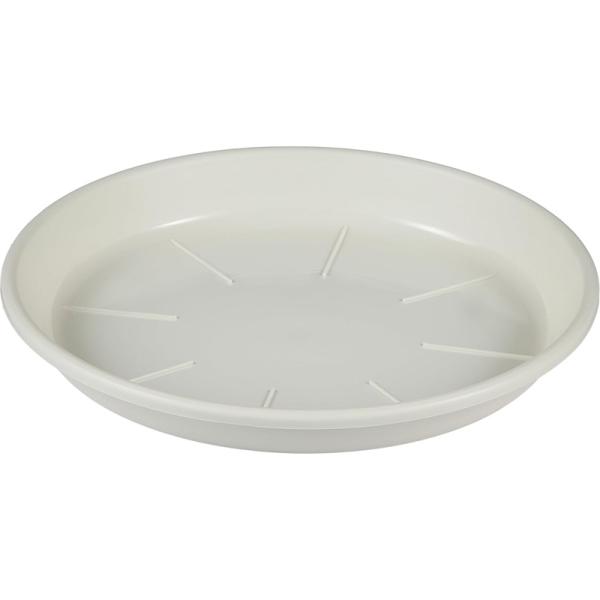 80個 シンプルプレート 10号 ホワイト 300×36mm 丸型 ポット プレート 鉢 受皿 花 ...