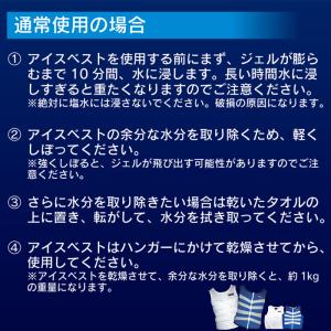 アイスベスト 青 冷却 長時間 暑さ 熱中症 ...の詳細画像3