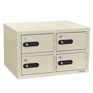 小物一時保管庫 LKロッカー ダイヤル式 LK-308 EIKO エーコー 白