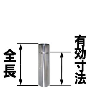 100mm 半直 ステンレス煙突 シングル イチカワ｜plusyskenchiku