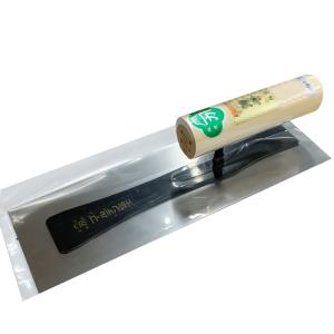 仕上鏝 中首角面引 人造 本焼 150×10mm 仕上げ 左官 東京西勘 三冨D