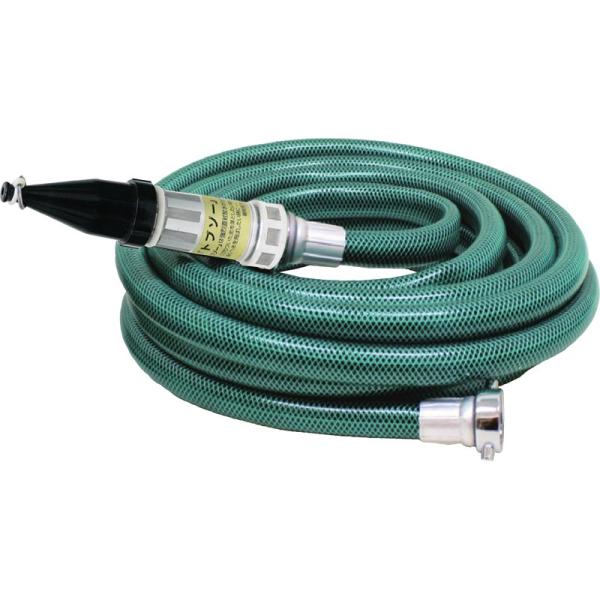 洗浄用ホース&amp;ノズルセット JZトブゾー 8m ガスネジ PF 01SHE20P-TBZ 消防 防災...