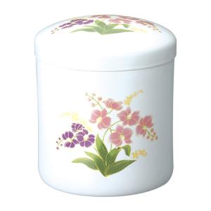 骨壷 花柄 花 14005 7寸 和柄 日本 絵 画 仏具 仏前 葬祭 葬式 Funeral