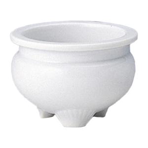 香炉 三ツ足 白 22001 2寸 和柄 日本 絵 画 仏具 仏前 供養 葬祭 葬式