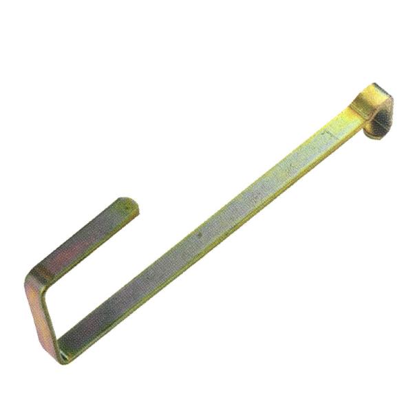 屋根瓦資材止め金具 S-255 100個入 屋根用 小 クロメート 0453000  屋根 金具 大...