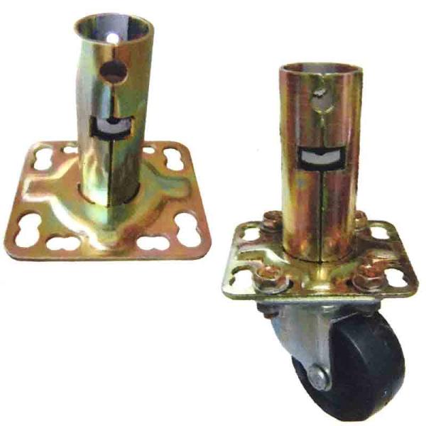 キャスター取り付け用ベース 80個入 J-1121 31.8パイプ用 キャスターは付いてません 差し...