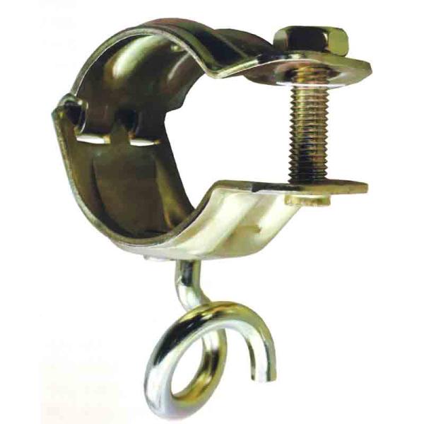 リングクランプ とんび 豚尾 80個入 J-1054 42.7-48.6パイプ用 ロープやチェーンを...