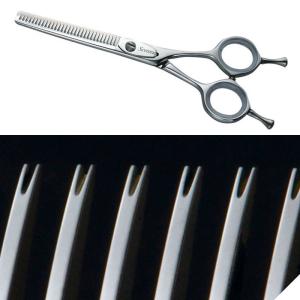 理容ハサミ 左用 散髪スキはさみ白鷺 83521 160mm 30目 ステンレス製