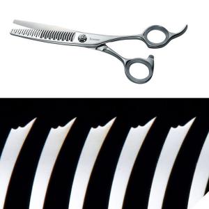 理容ハサミ 左用 散髪スキはさみ白鷺 83521 160mm 30目 ステンレス製