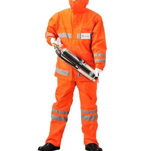 雨具 レインウェア 安全レイン FS-6000 選べるカラー LLサイズ 反射帯 作業現場 軽量 薄地 柔軟性 船B 代引不可